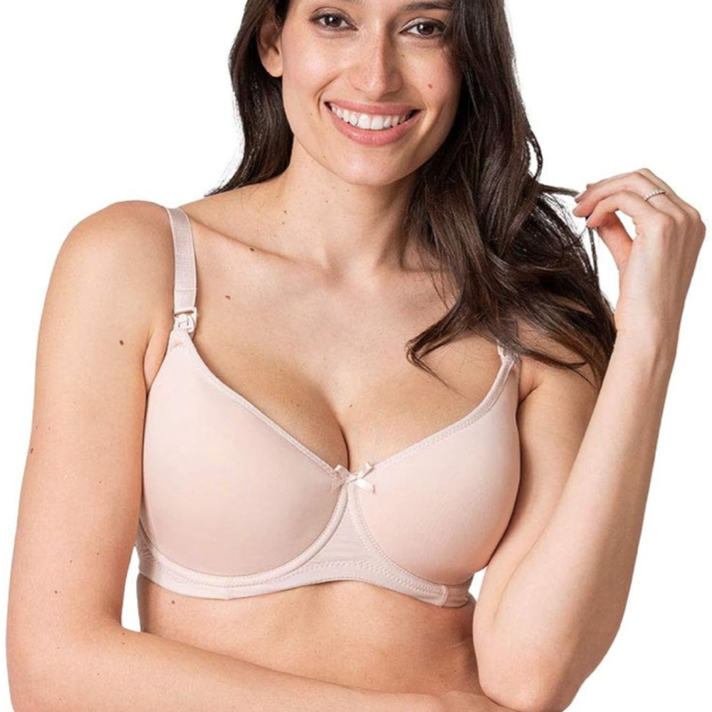 Seraphine Nursing T-Shirt Bra Nude 32B – Smooth Molded Cups